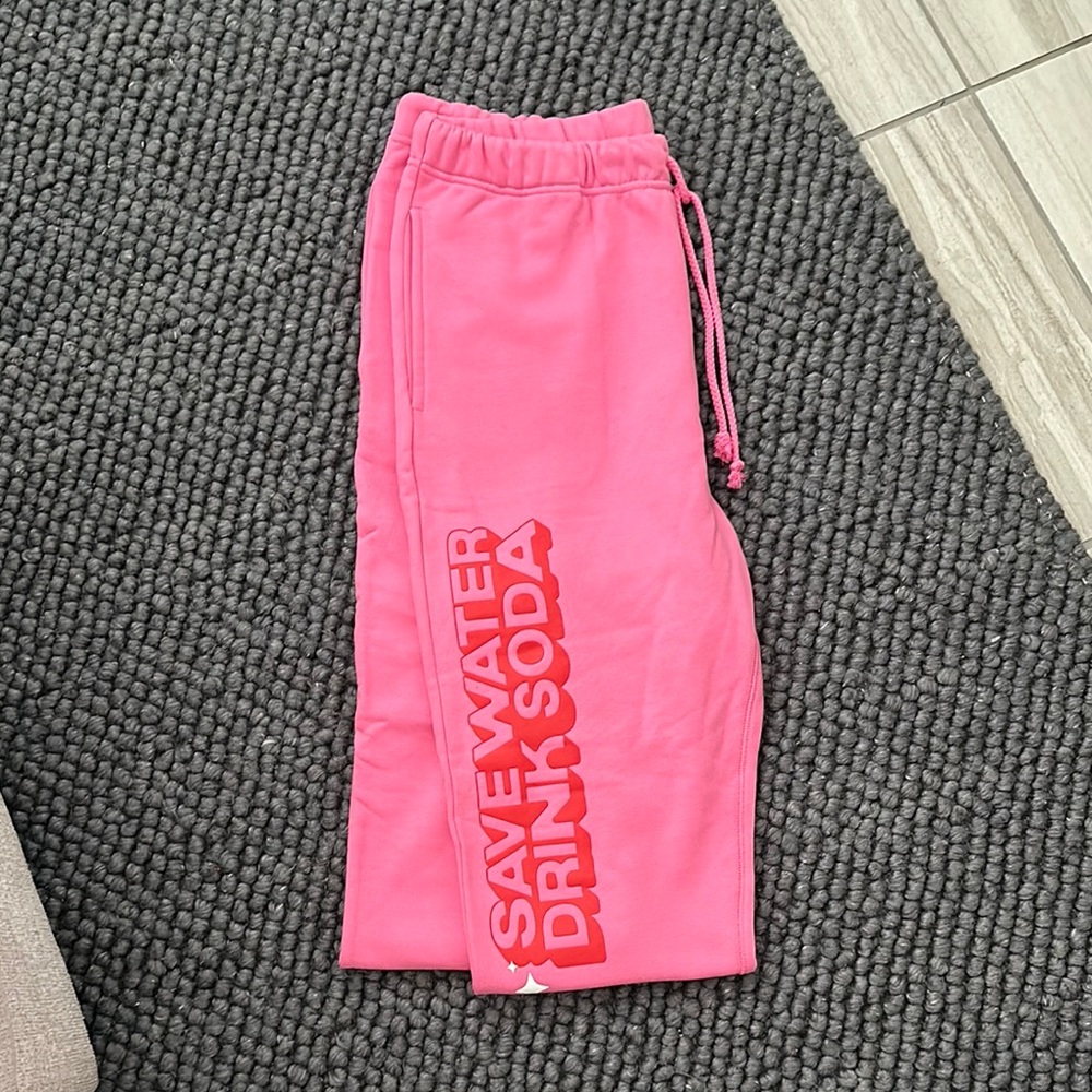poppi Iconic Pink Sweatpants NWOT